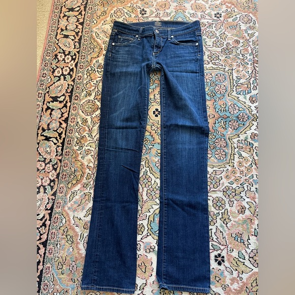 Citizens Of Humanity Denim - Citizens of humanity dark wash ultrasoft low rise straight leg jeans. 28.